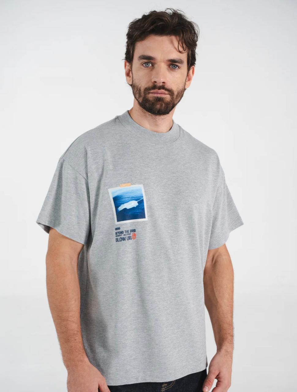 OCEAN GREY T SHIRT