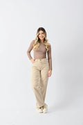 JEAN HEART BEIGE SABO
