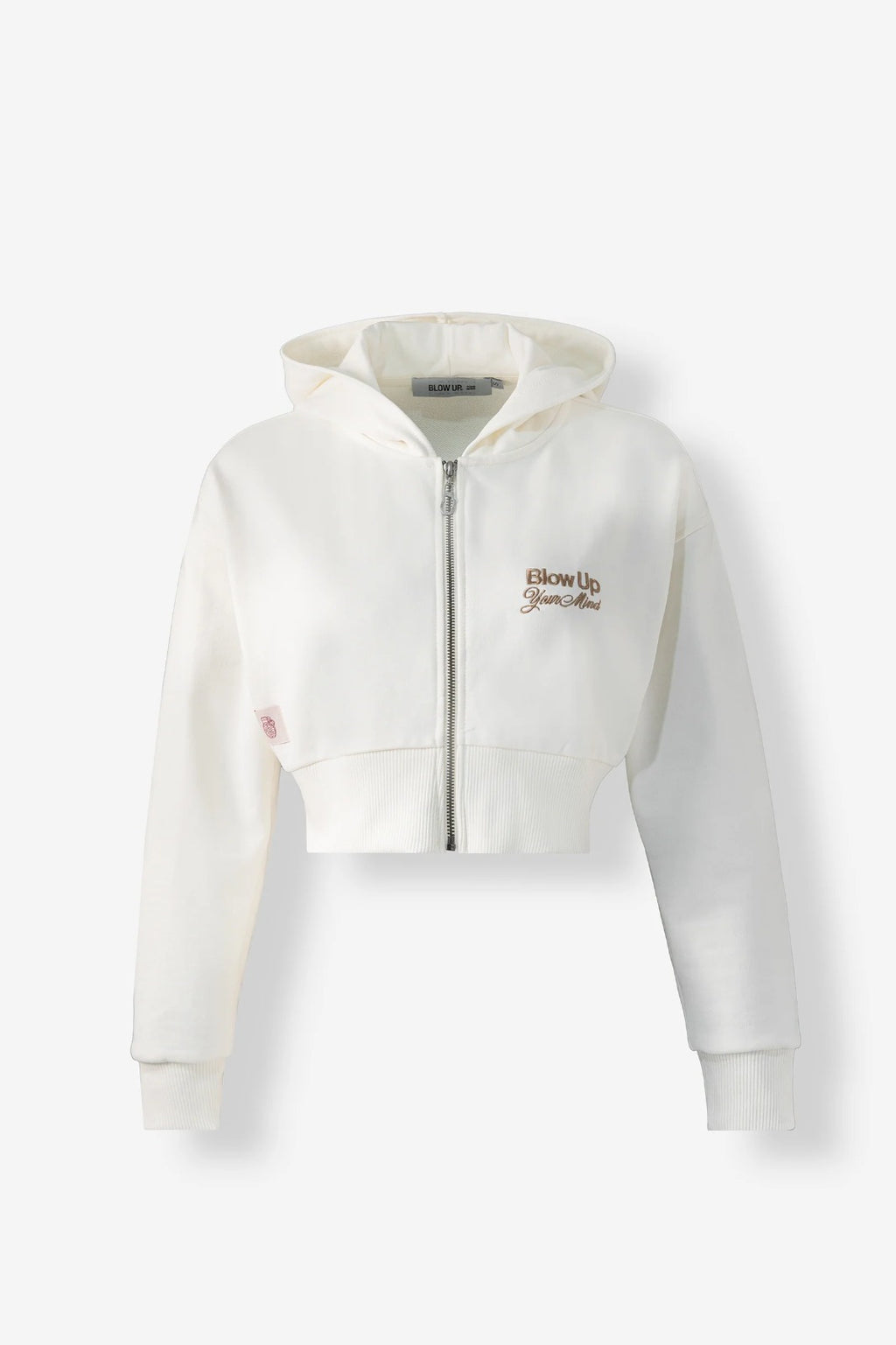 SHORT HOODIE IVORY BLOW UP