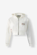 SHORT HOODIE IVORY BLOW UP
