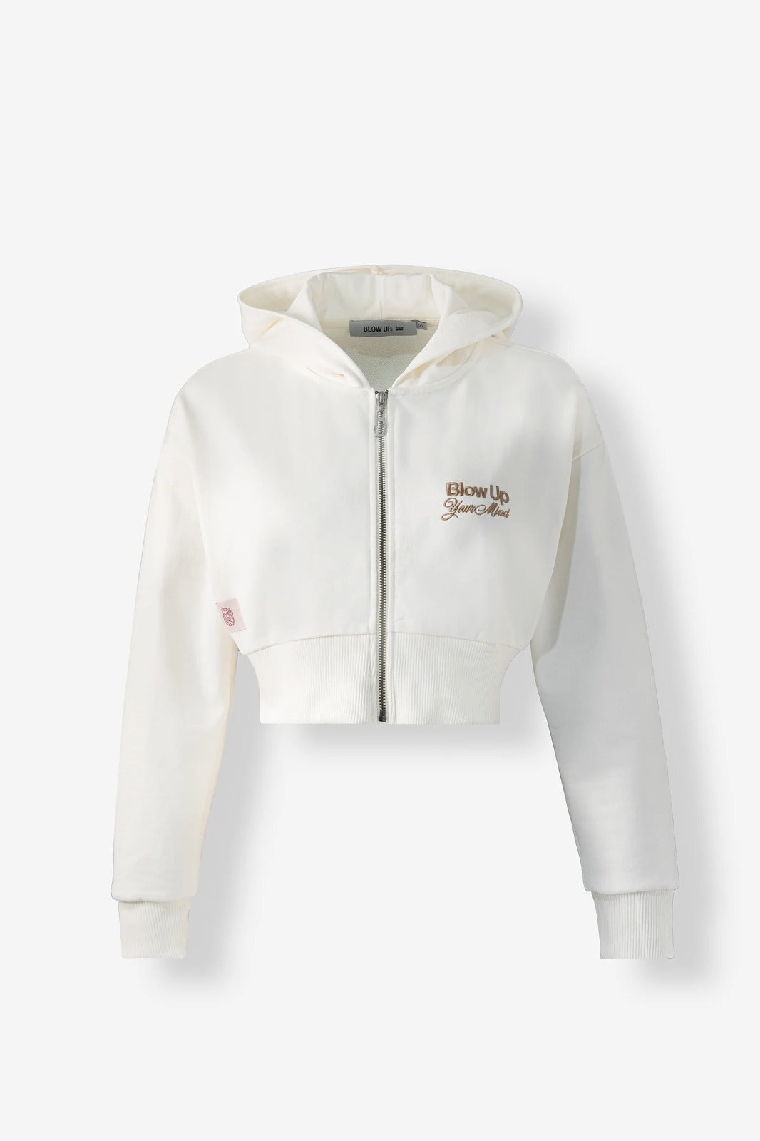 SHORT HOODIE IVORY BLOW UP