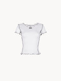 CELĒIT EDGE TEE IVORY