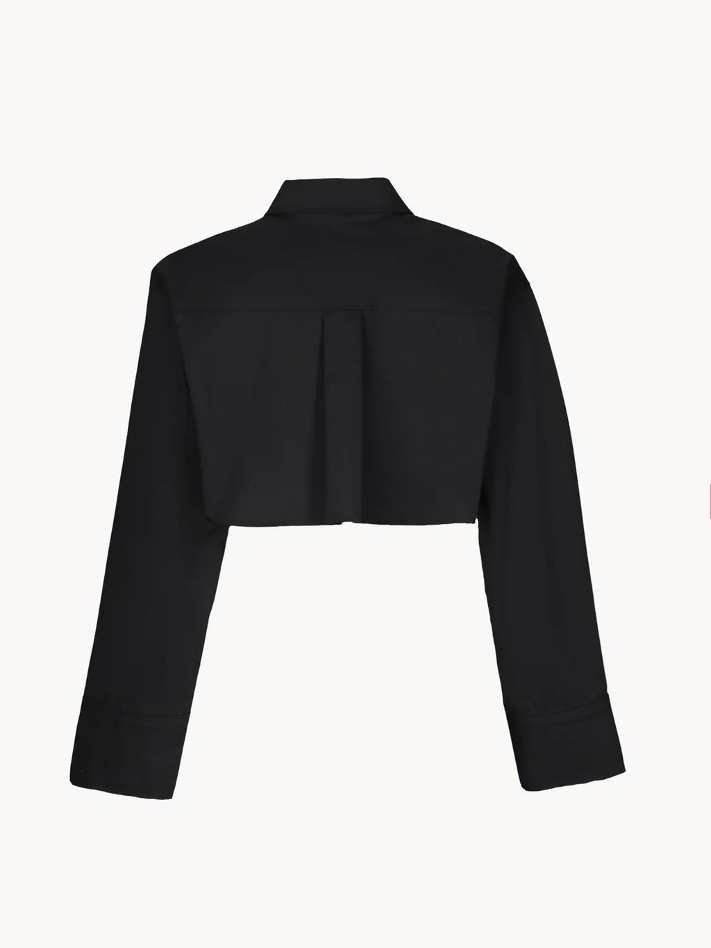 CELEIT CROP SHIRT BLACK