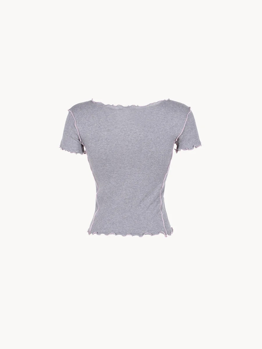 CELEIT EDGE TEE GRAY