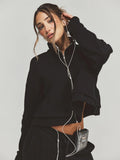CELEIT COQUETTE HOODIE BLACK