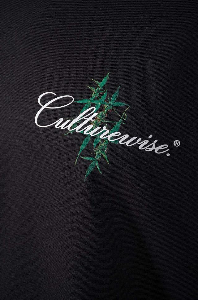 CAMISETA BASICA 420 NEGRA CULTUREWISE