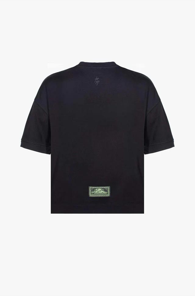 CAMISETA BASICA 420 NEGRA CULTUREWISE