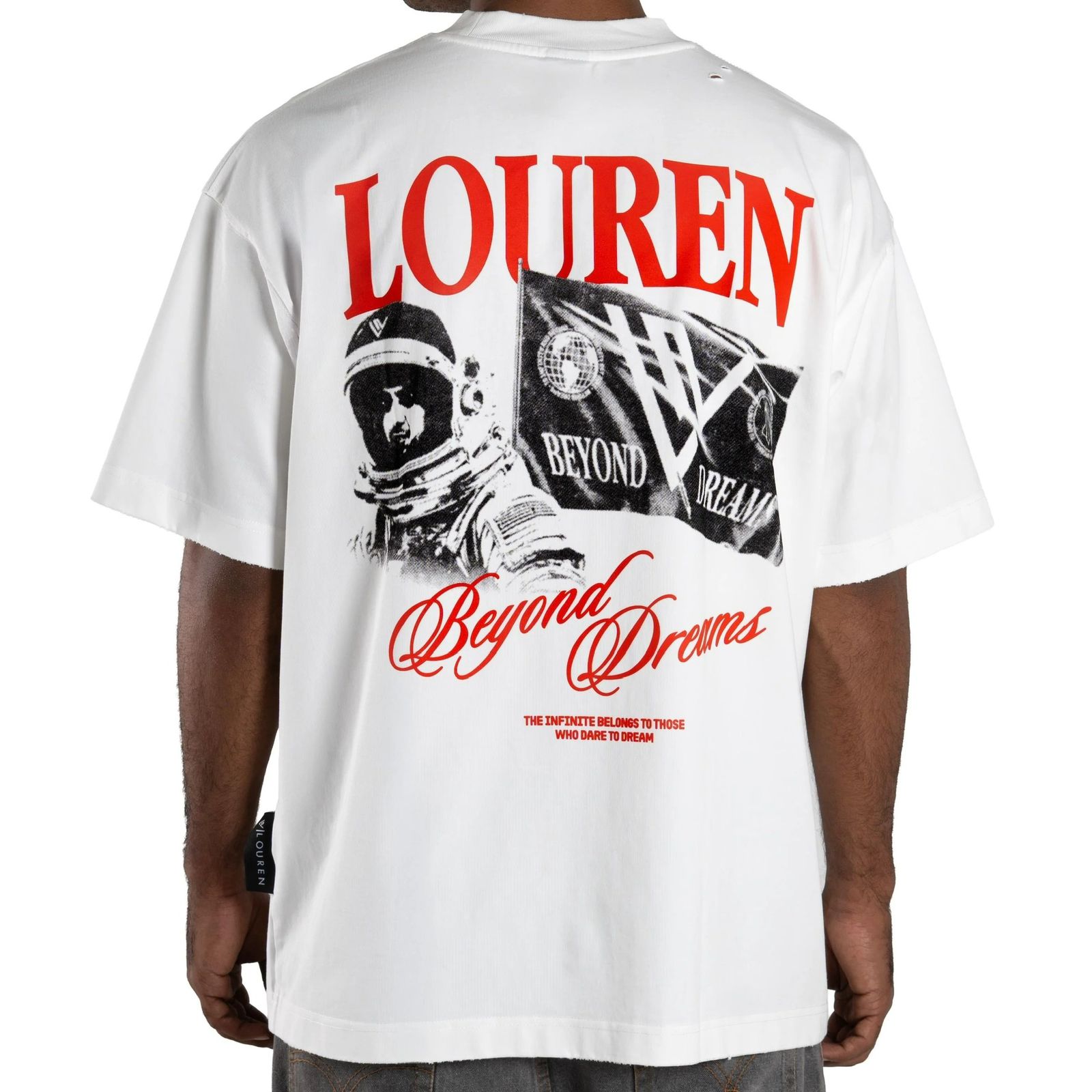 CAMISETA LOUREN BLANCA NARANJA