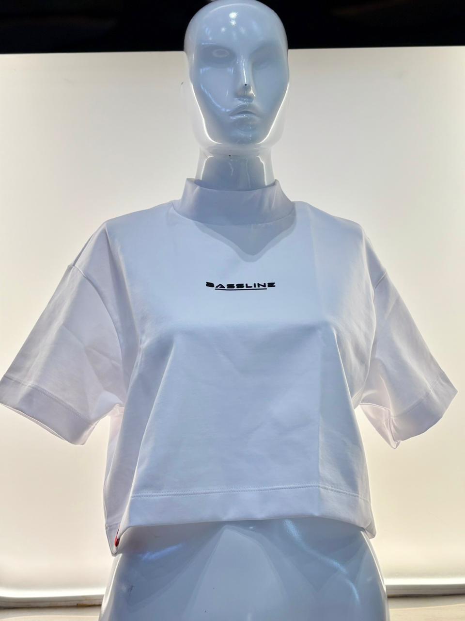CROP TOP WHITE NEW BASSLINE